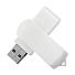 USB flash-карта SWING (8Гб), белый, 6,0х1,8х1,1 см, пластик, белый