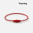 Тросик-кольцо Ring для обвеса, L=15см (красный)