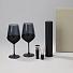 Подарочный набор 2 бокала для вина Black Edition + набор для вина Sacramento в серой коробке