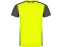 Спортивная футболка Zolder мужская, неоновый желтый/черный меланж