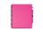 Блокнот LEYNAX с ручкой из переработанного картона, фуксия