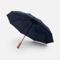 Зонт складной Cloudburst в подарочной упаковке, темно-синий