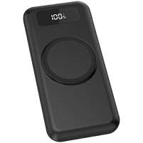 Внешний аккумулятор Authority с беспроводной зарядкой (5W), Черный