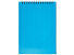 Блокнот на пружине в пластиковой обложке А5, синий