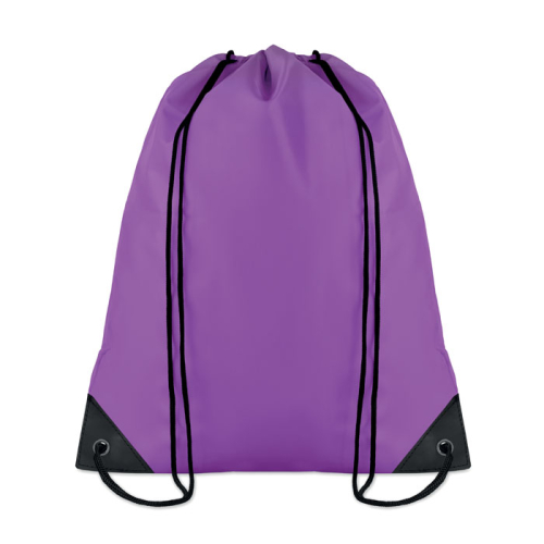 190T Polyester drawstring bag, фиолетовый