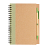 Блокнот на спирали Kraft с ручкой