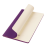 Блокнот Альфа Слим (Alpha slim), фиолетовый