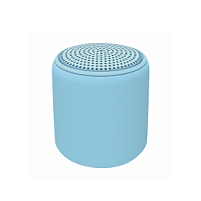 Беспроводная Bluetooth колонка Fosh, Голубой полуматовый Беспроводная Bluetooth колонка Fosh, Голубой полуматовый