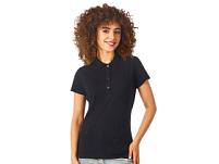 Рубашка поло "First 2.0" женская, цвет: черный