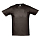 Футболка мужская Milano 190, темно-коричневая (шоколад)