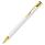 Ручка шариковая, Белый/золотой