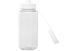 Спортивная бутылка Ryder из переработанного ПЭТ-пластика объемом 900 мл с многофункциональной крышкой, сертифицированная RCS - Белый