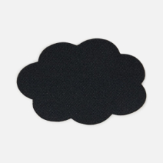 Наклейка тканевая Lunga Calum, L, черная