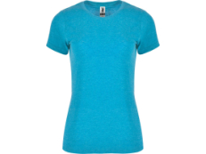 Футболка Fox женская, бирюзовый меланж