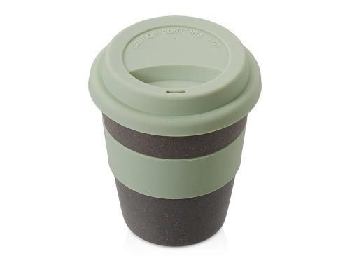 Стакан с силиконовой крышкой Cafe, olive