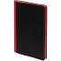 Ежедневник Nice Twice, недатированный, черный с красным