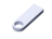 USB 2.0-флешка на 4 Гб с мини чипом и круглым отверстием, белый