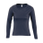 Футболка женская с длинным рукавом MAJESTIC, темно-синий
