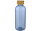 Ziggs спортивная бутылка из переработанного пластика объемом 650 мл, синий прозрачный