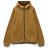 Куртка с капюшоном унисекс Gotland, горчичная