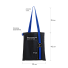 Шоппер Superbag black (чёрный с синим)