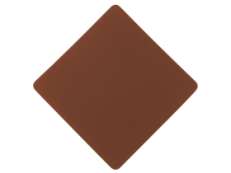 ПАТЧ РОМБ soft-touch (коричневый) 7,6 х 7,6 см