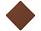 ПАТЧ РОМБ soft-touch (коричневый) 7,6 х 7,6 см