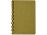 Бизнес тетрадь на гребне А5 Pragmatic, 60 листов в клетку, зеленый хаки
