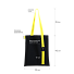 Шоппер Superbag black (чёрный с жёлтым)