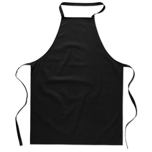 Кухонный фартук из хлопка, черный