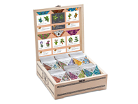 Подарочный набор с пакетированным чаем в деревянной шкатулке без лого