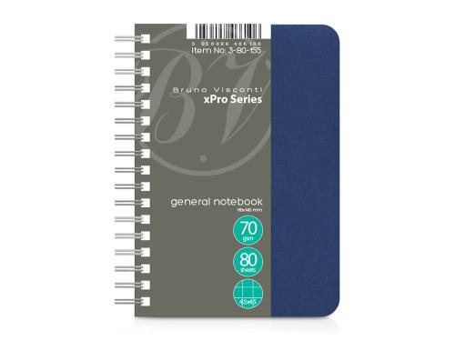 Бизнес - блокнот А6 (99 х 139 мм.) xPro 80 л., синий