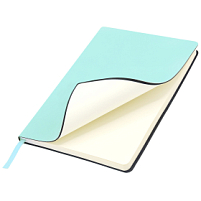 Ежедневник A5 недатированный Simflex в мягком переплёте, Бирюзовый