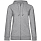 Толстовка на молнии с капюшоном женская BNC Inspire (Organic), серый меланж