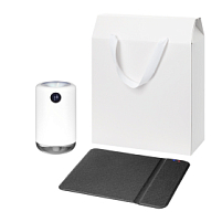 Подарочный набор Bliss, Ноnor, черный (увлажнитель воздуха, зарядное устройство)