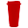 Стакан с крышкой Color Cap, красный