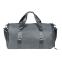 Сумка спортивная "Gym"; серая; 45х21х20 см; полиэстер, темно-серый