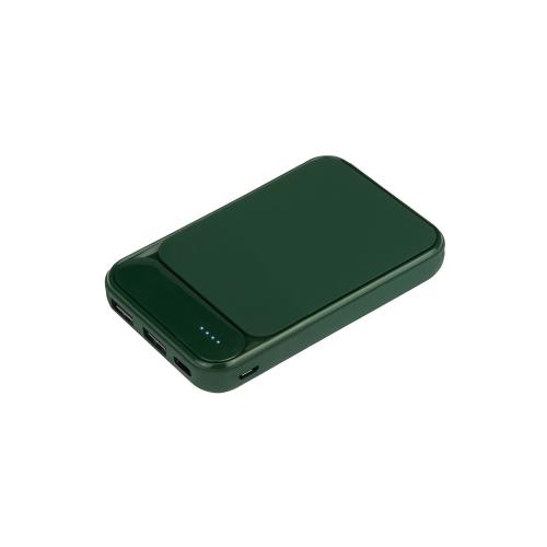Внешний аккумулятор с подсветкой Старлайт PB (Starlight PB) 5000 mAh, зеленый