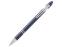 Kish шариковая ручка с серебристой отделкой - Темно - синий (черные чернила)