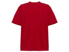 Детская футболка оверсайз Liyon, красный