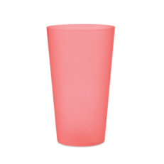Reusable event cup 500ml, прозрачно-красный