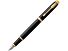 Ручка перьевая Parker IM Core Black GT, черный/золотистый