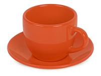 Чайная пара «Melissa», цвет: оранжевый