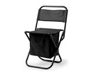 Складной уличный стул из полиэстера KOVAL, черный