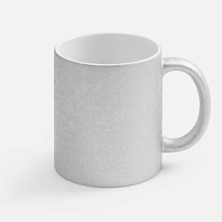 Кружка для сублимационной печати Sagredo, серебристая Кружка для сублимационной печати Sagredo, серебристая