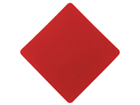 ПАТЧ РОМБ soft-touch (красный) 7,6 х 7,6 см