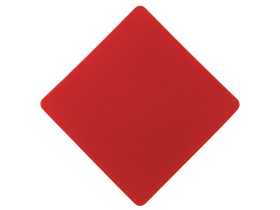 ПАТЧ РОМБ soft-touch (красный) 7,6 х 7,6 см