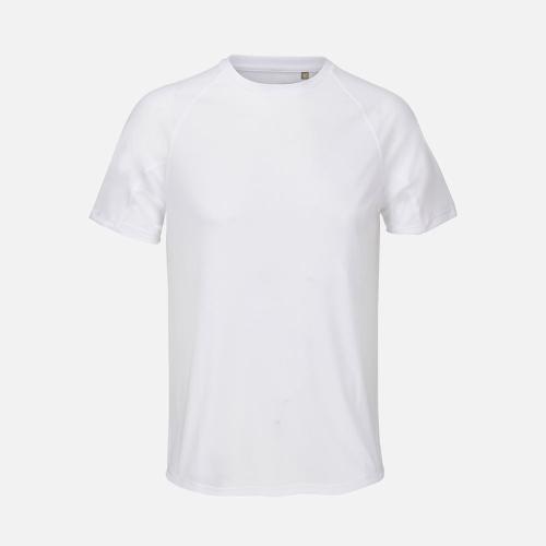 Футболка спортивная унисекс Vortex, белая