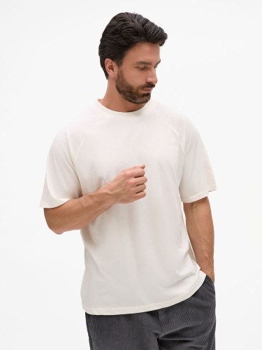 Футболка унисекс оверсайз T2, молочно-белая