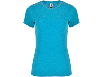 Футболка Fox женская, бирюзовый меланж